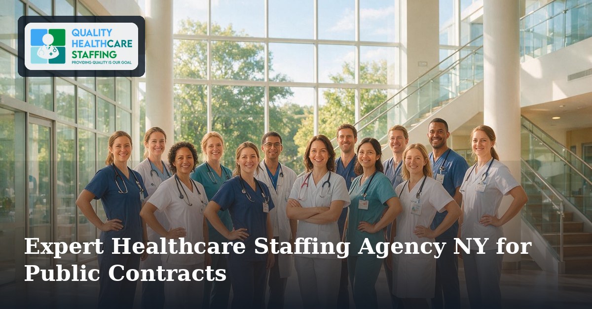 Expert Healthcare Staffing Agency NY for Public Contracts