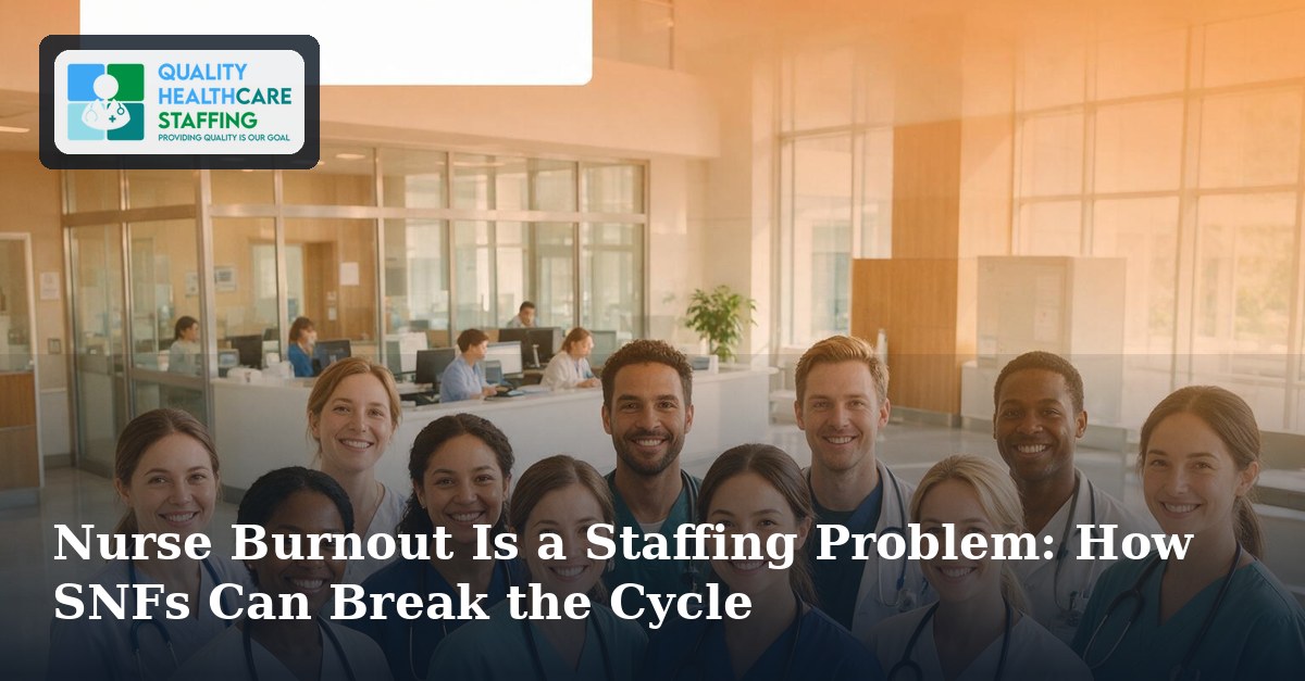 Nurse Burnout Is a Staffing Problem: How SNFs Can Break the Cycle