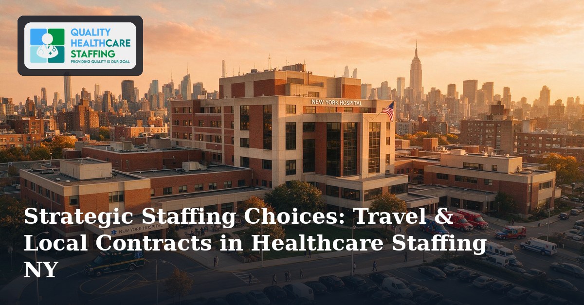 Strategic Staffing Choices: Travel & Local Contracts in Healthcare Staffing NY