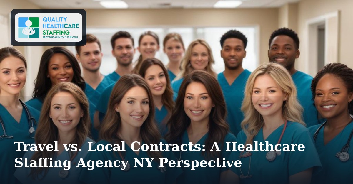 Travel vs. Local Contracts: A Healthcare Staffing Agency NY Perspective