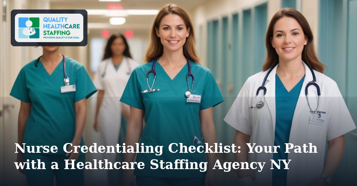 Nurse Credentialing Checklist: Your Path with a Healthcare Staffing Agency NY