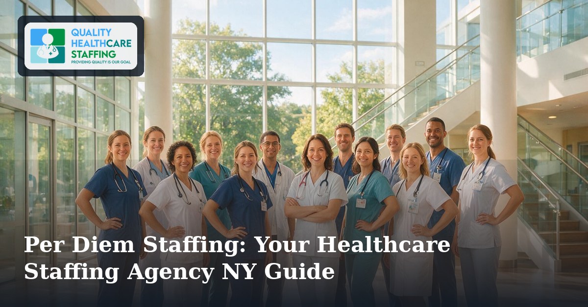 Per Diem Staffing: Your Healthcare Staffing Agency NY Guide